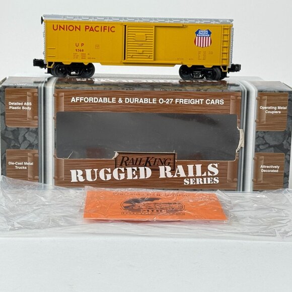Rail Kings Rugged Rails O-27 Union Pacific BoxCar #33-7402 single door O gauge - Picture 1 of 11
